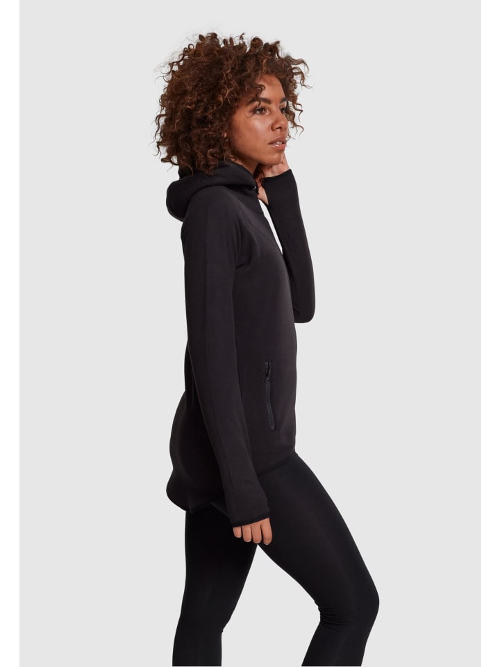 Urban Classics Urban Classics Zip-Kapuzenpullover in black günstig kaufen