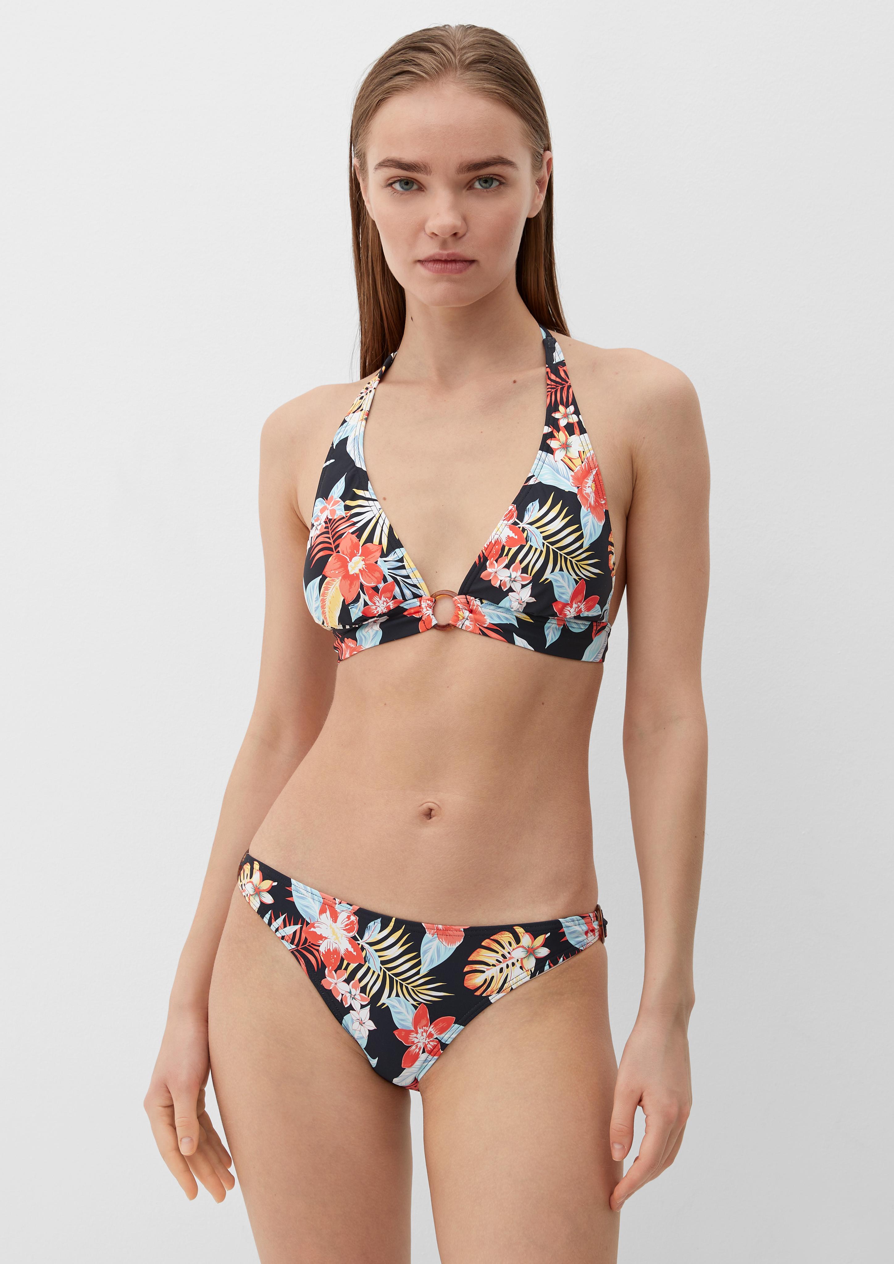 Triangel Bikinitop mit Blumenmuster  EME-6008399-99A1