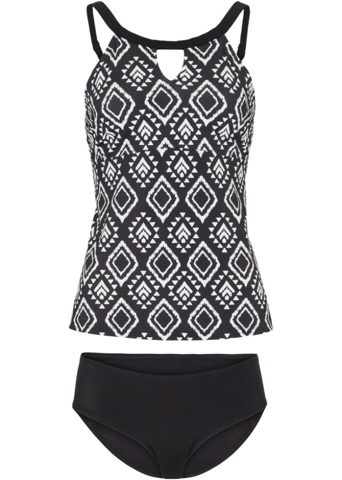 Tankini (2-tlg.Set) mit Prothesentasche aus recyceltem Polyamid