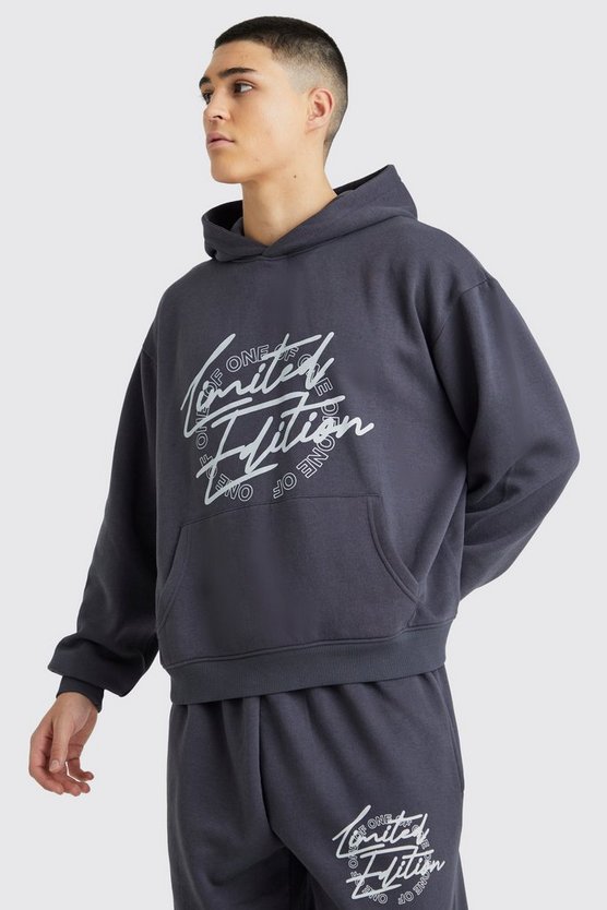 Kastiger Oversize Limited Trainingsanzug mit geteiltem Saum