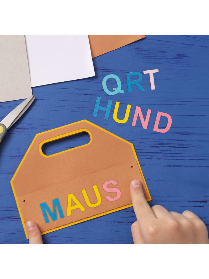 relaxdays 324tlg. Holzbuchstaben Set in Bunt günstig kaufen onesize