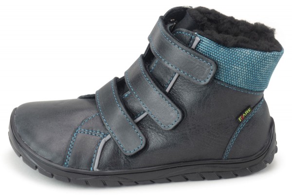 Fare Bare |vA ~ HighCut Leder Winter + Tex ~ Grau