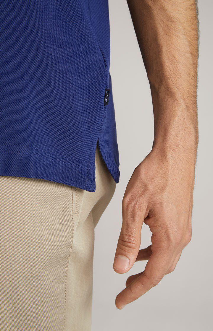 Baumwoll-Poloshirt Primus in Navy