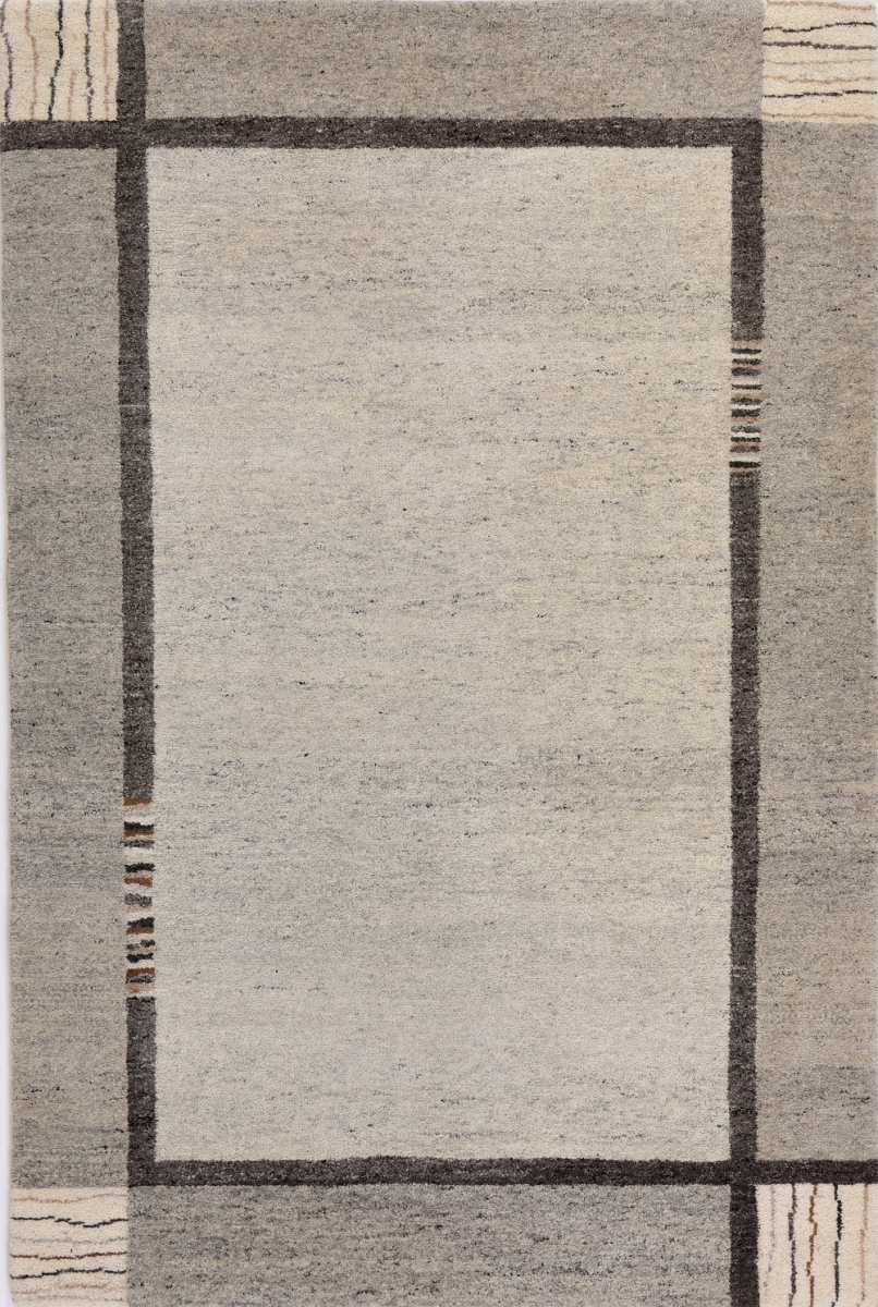 Teppich aus Indien Heaven Bordüre Grey 250 x 300 cm
