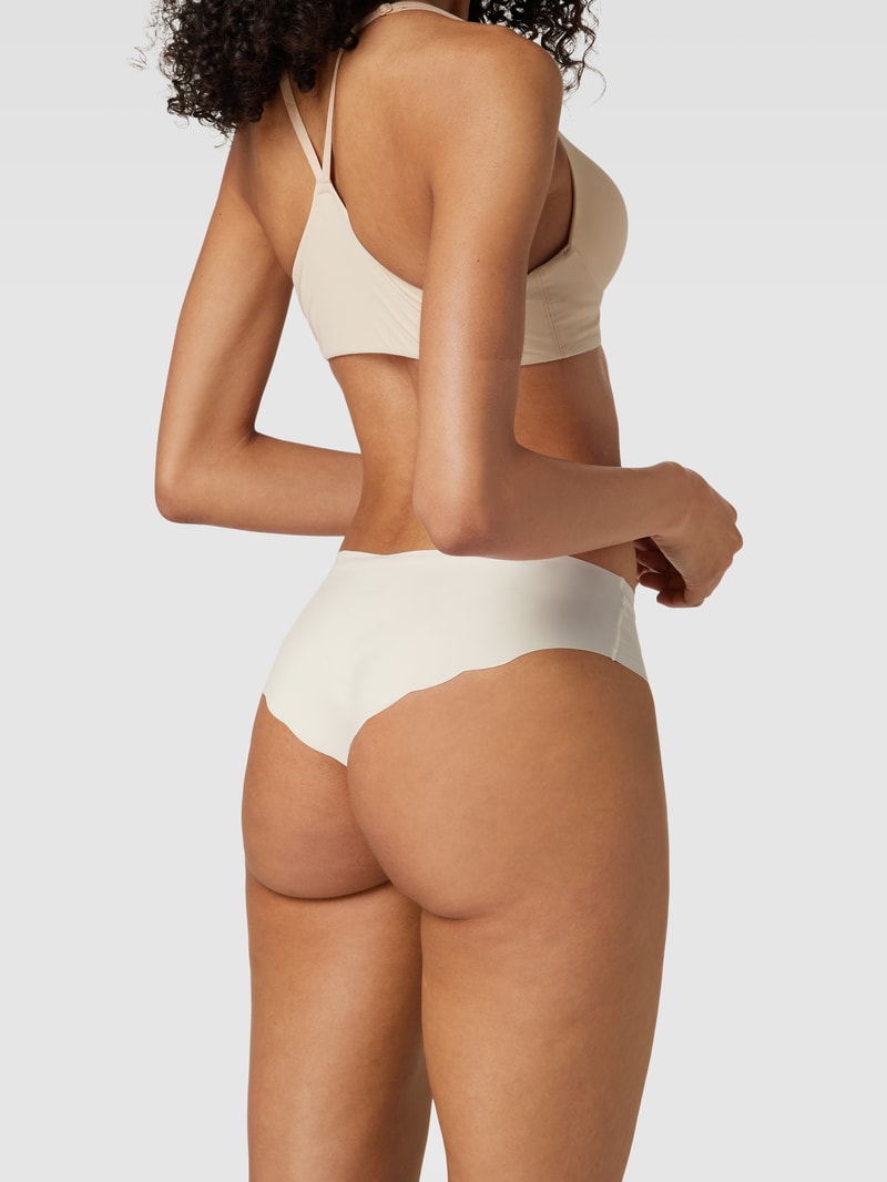 Hipster mit Label-Print Modell 'ZERO MICROFIBRE 2.0' in offwhite