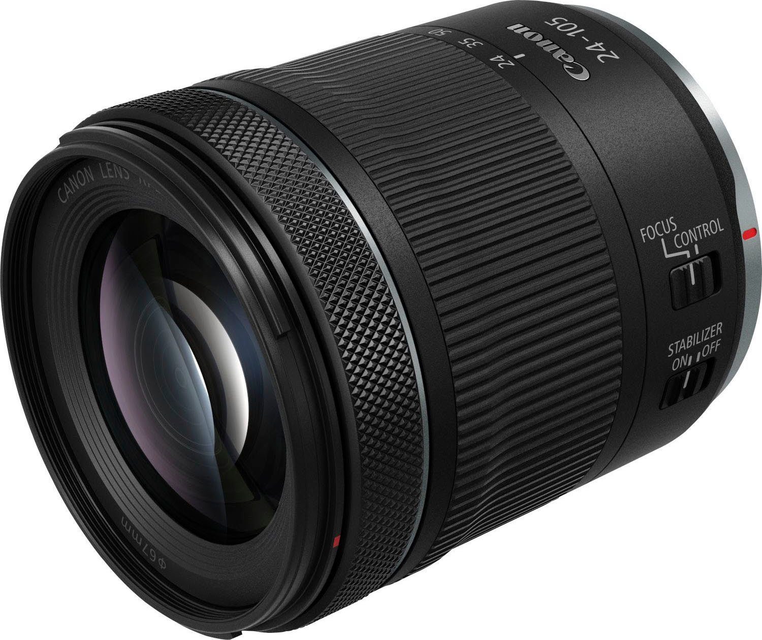 Canon EOS R Gehäuse + RF 24-105mm f/4-7.1 IS STM Systemkamera (RF 24-105mm f/4-7.1 IS STM, 30,3 MP, WLAN (WiFi)