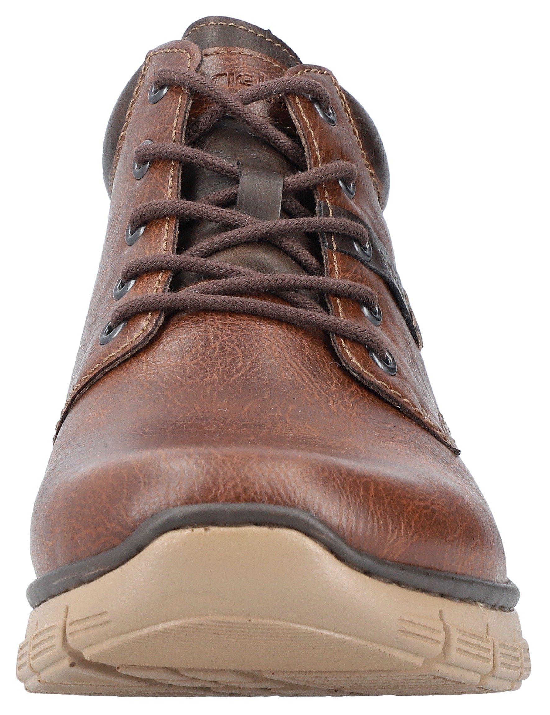 Rieker Winterboots mit kontrastfarbenem Schaftrandpolster