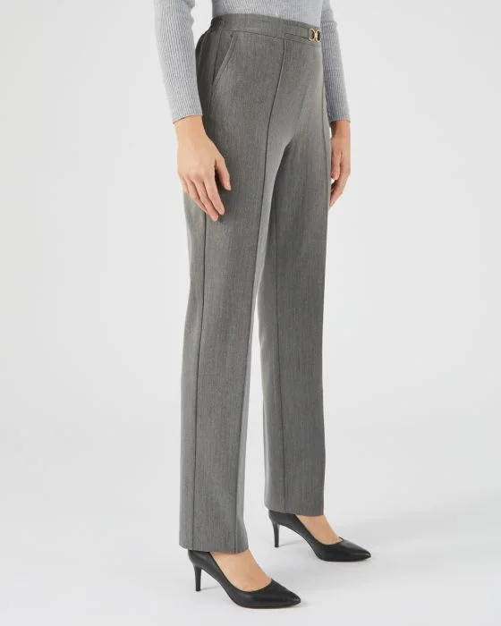 Pantalon enfilable à boucle fantaisie