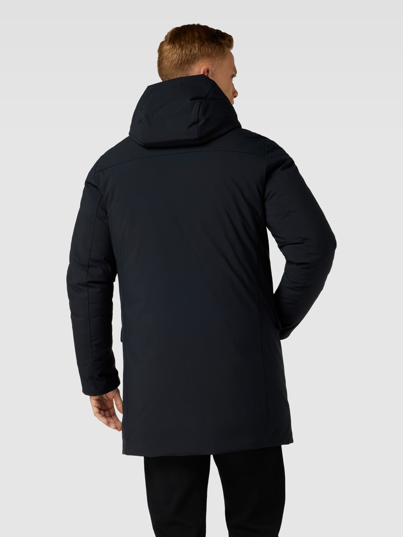 Jacke mit Kapuze Modell 'WILSON' in schwarz