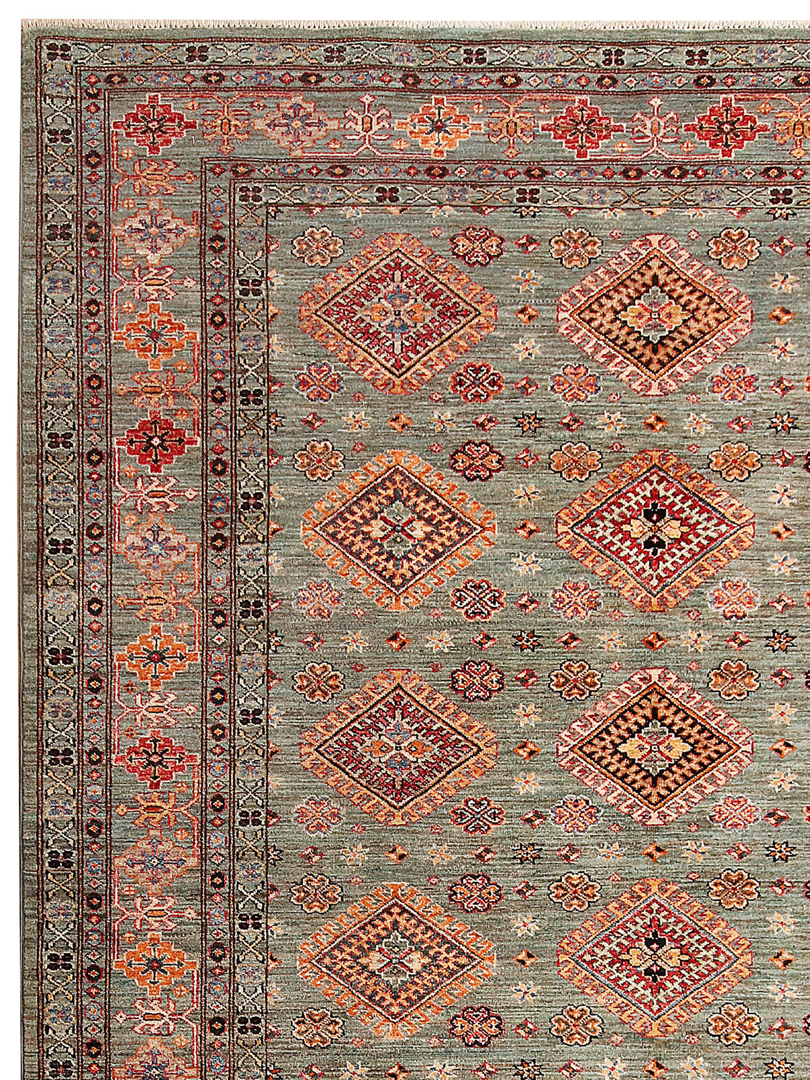 Kazak Ghazni ca. 197 x 305 cm, Unikat / Einzelstück