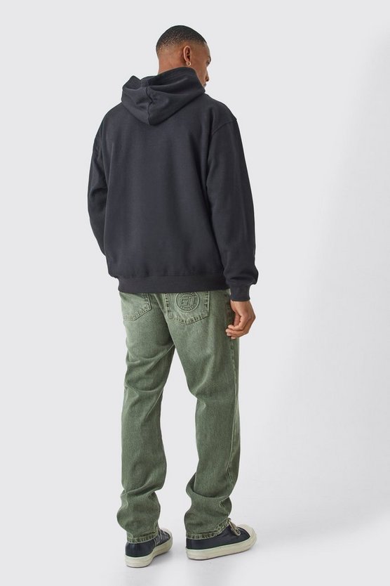 Oversize Hoodie mit Rolling Stones Tour Print