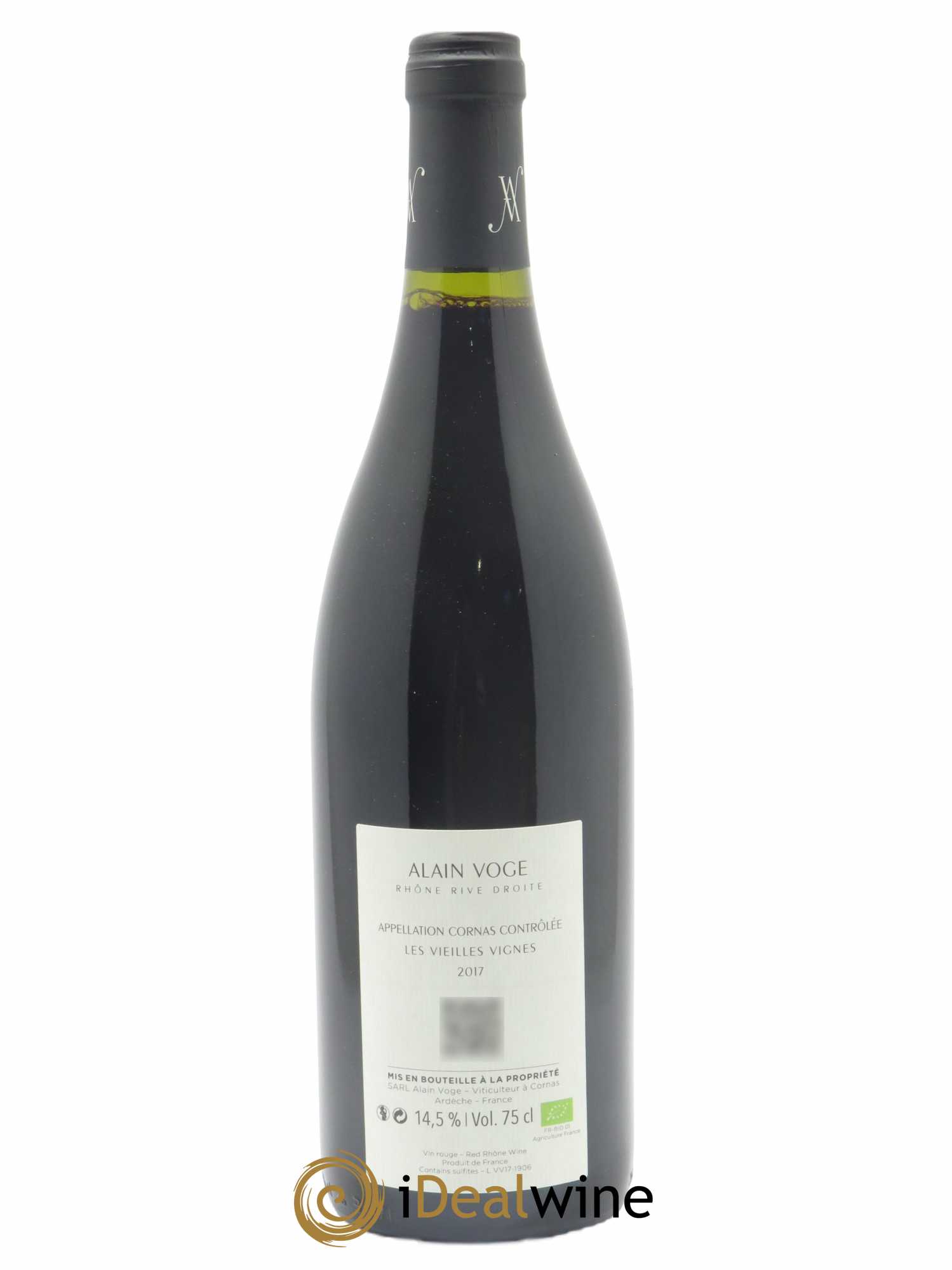 Cornas Les Vieilles Vignes Alain Voge (Domaine)  2017 - Lot de 1 Bouteille