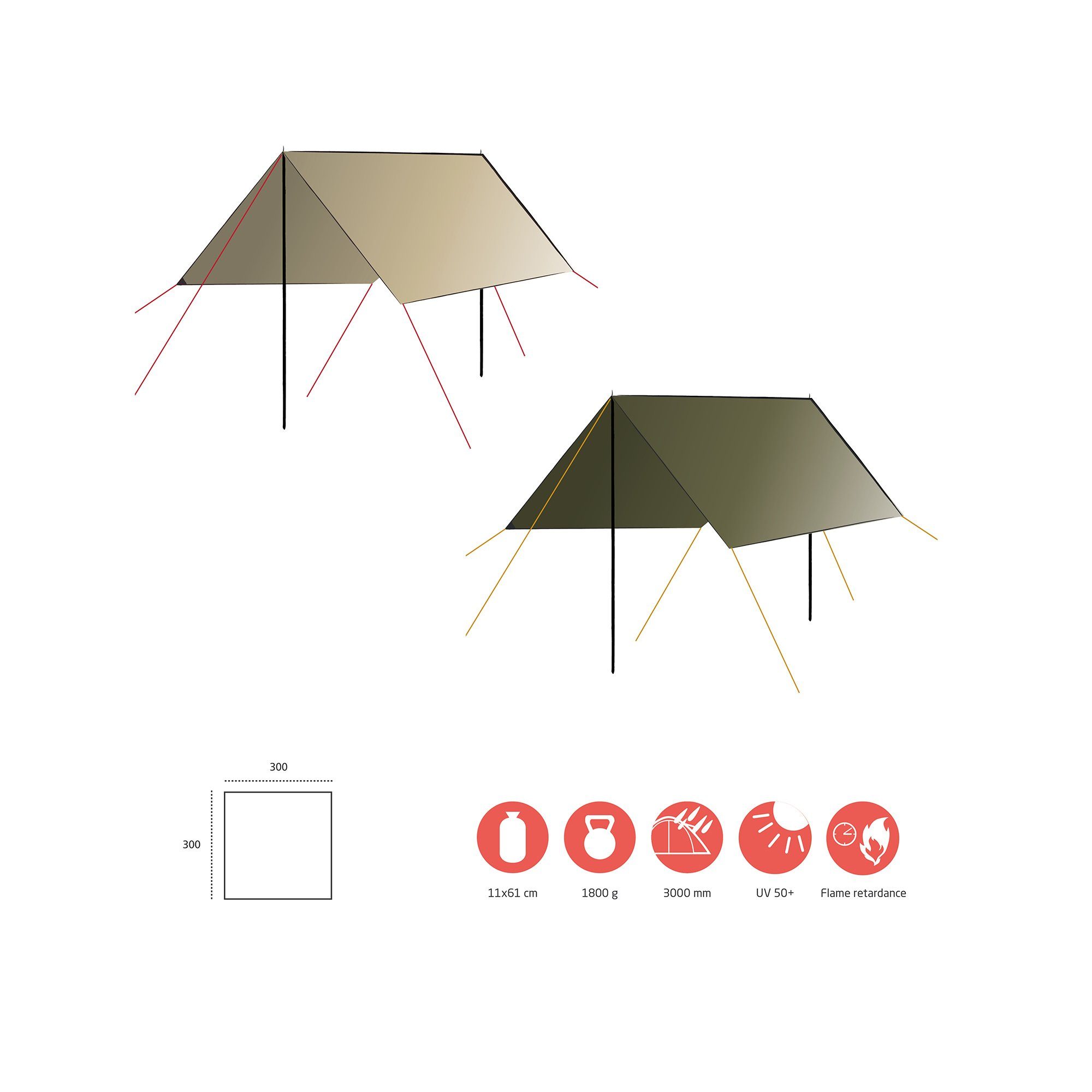 GRAND CANYON Tarp-Zelt ZUNI 3