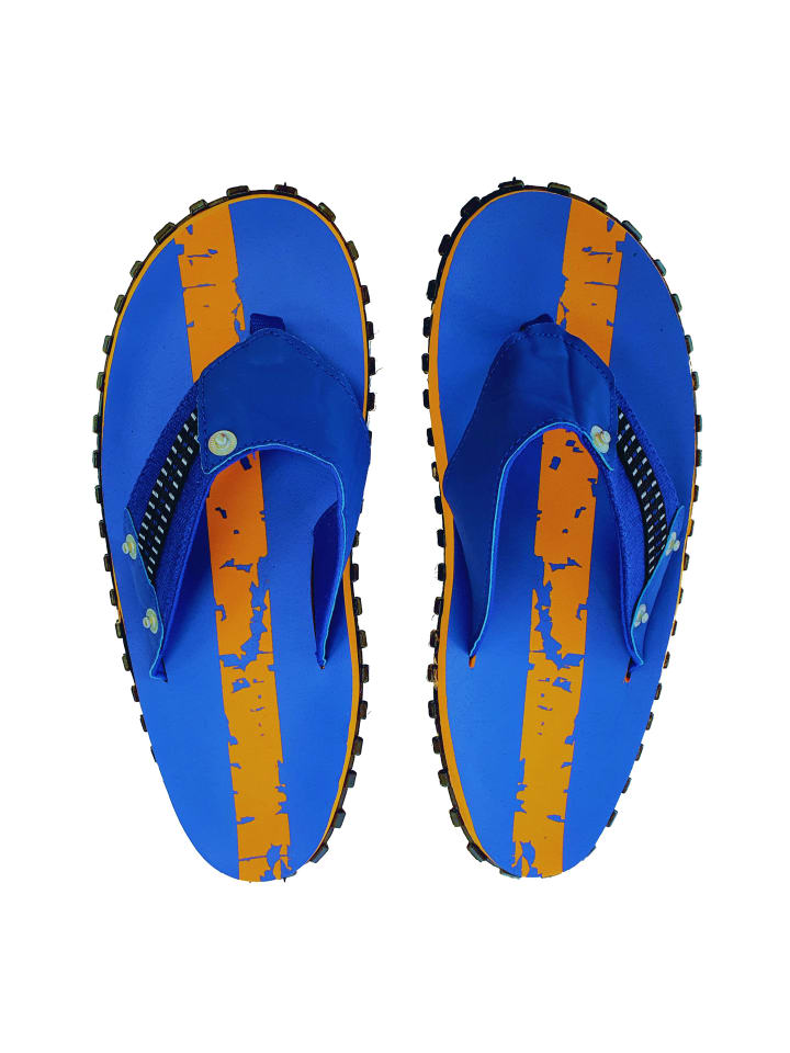 BECO the world of aquasports Zehentrenner BEactive V-Strap in blau-orange günstig kaufen