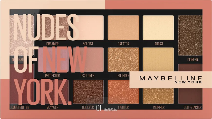 MAYBELLINE NEW YORK Lidschatten Palette Nomad 16 g mehrfarbig