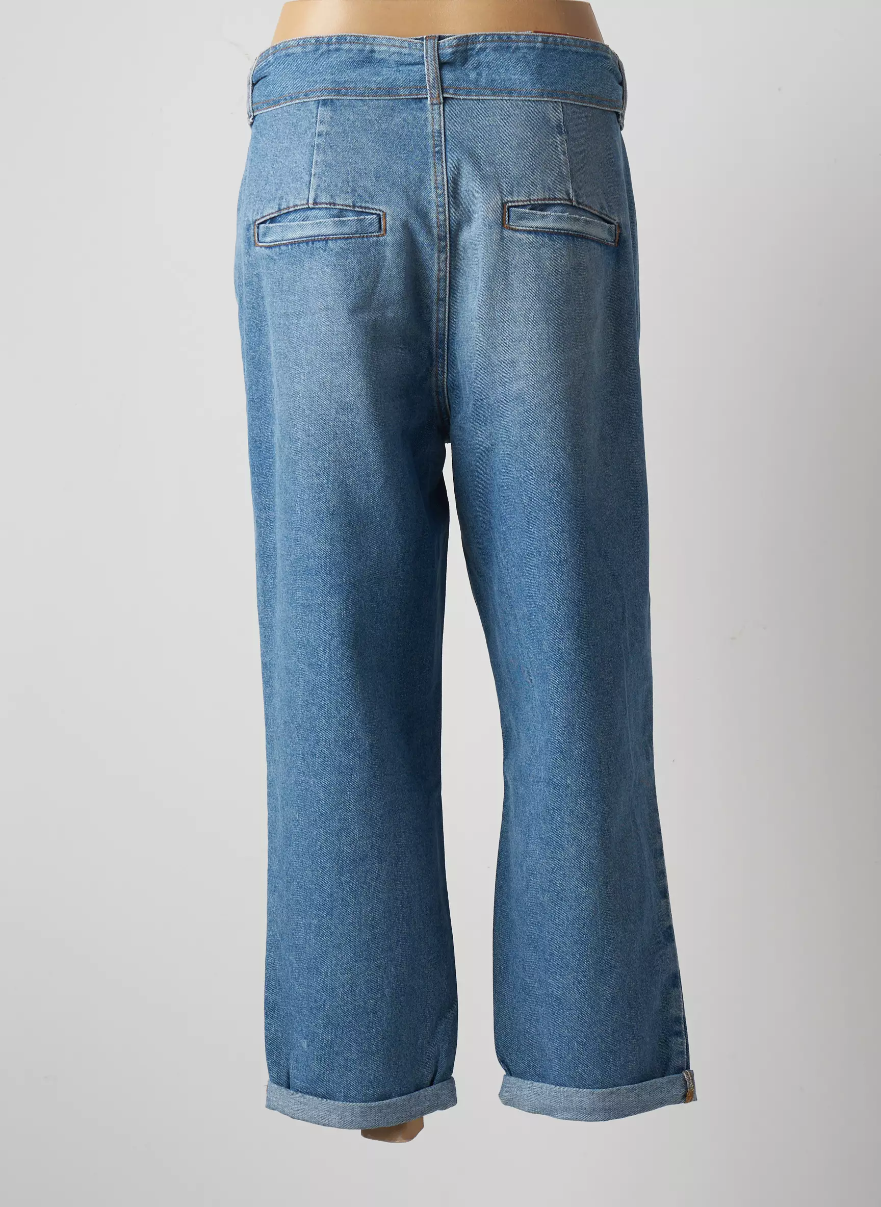 Fracomina Jeans Coupe Large Femme couleur bleu