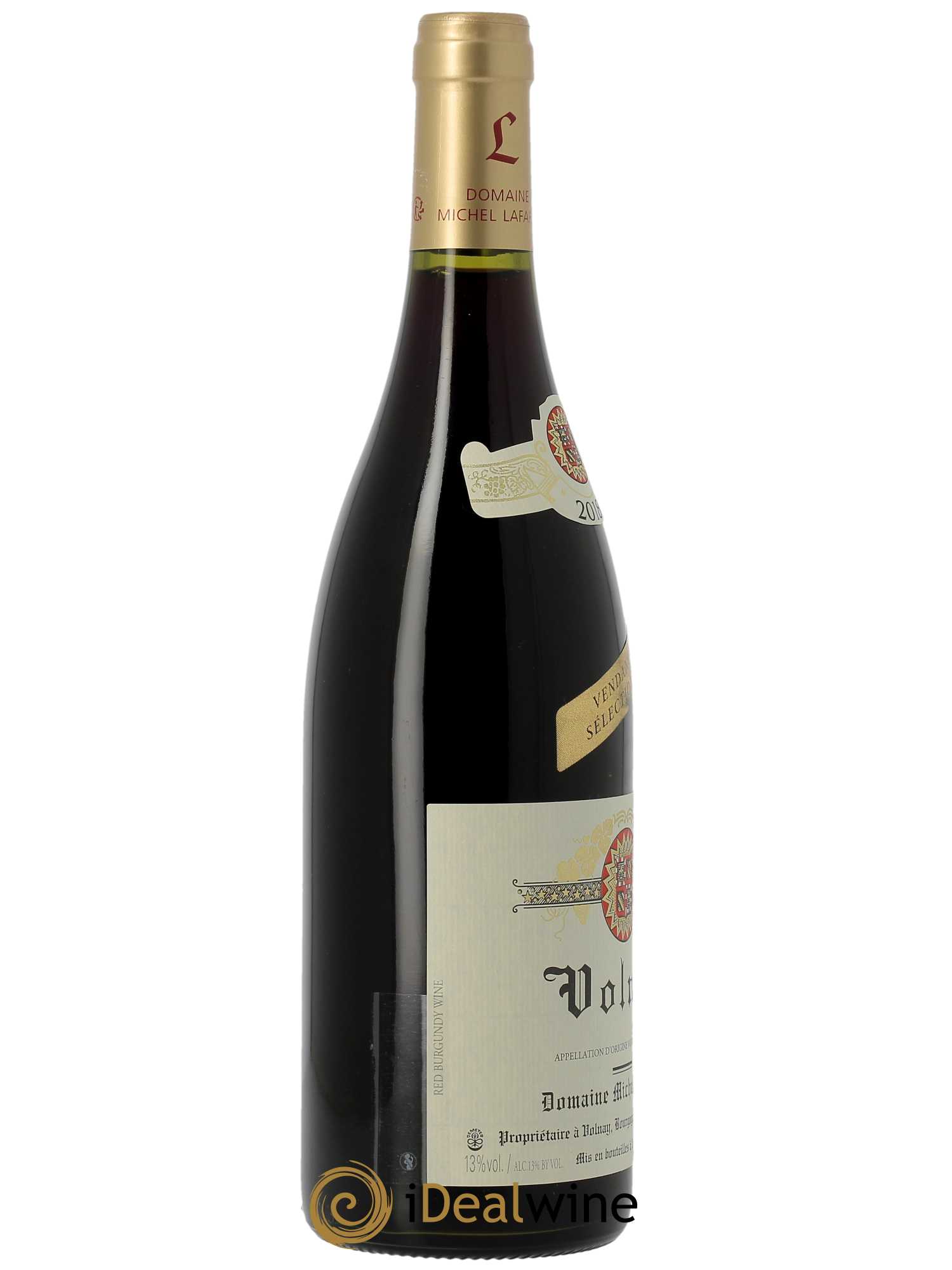 Volnay Vendanges sélectionnées Lafarge (Domaine)  2018 - Lot de 1 Bouteille