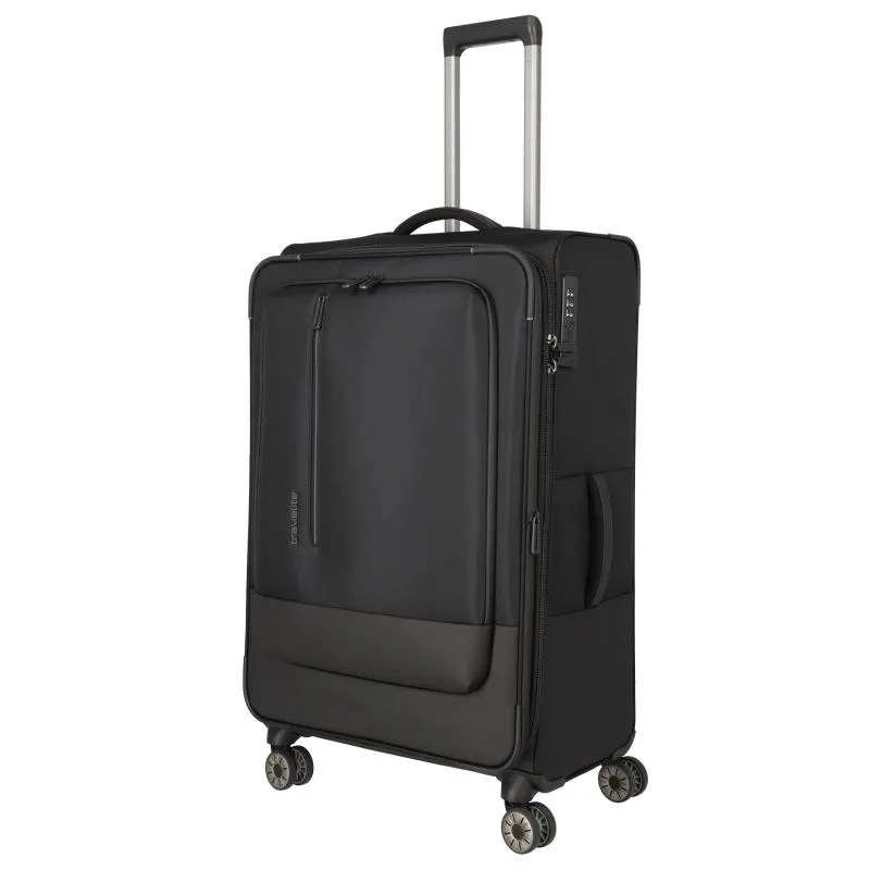 Travelite CROSSLITE Trolley L (77 cm) - Schwarz