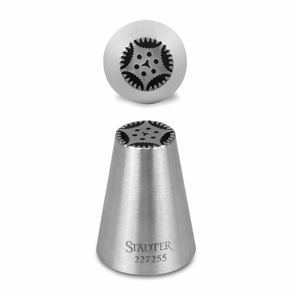 STÄDTER Spritzbeutel Fine Line Tulpentülle Gezackt 18 mm