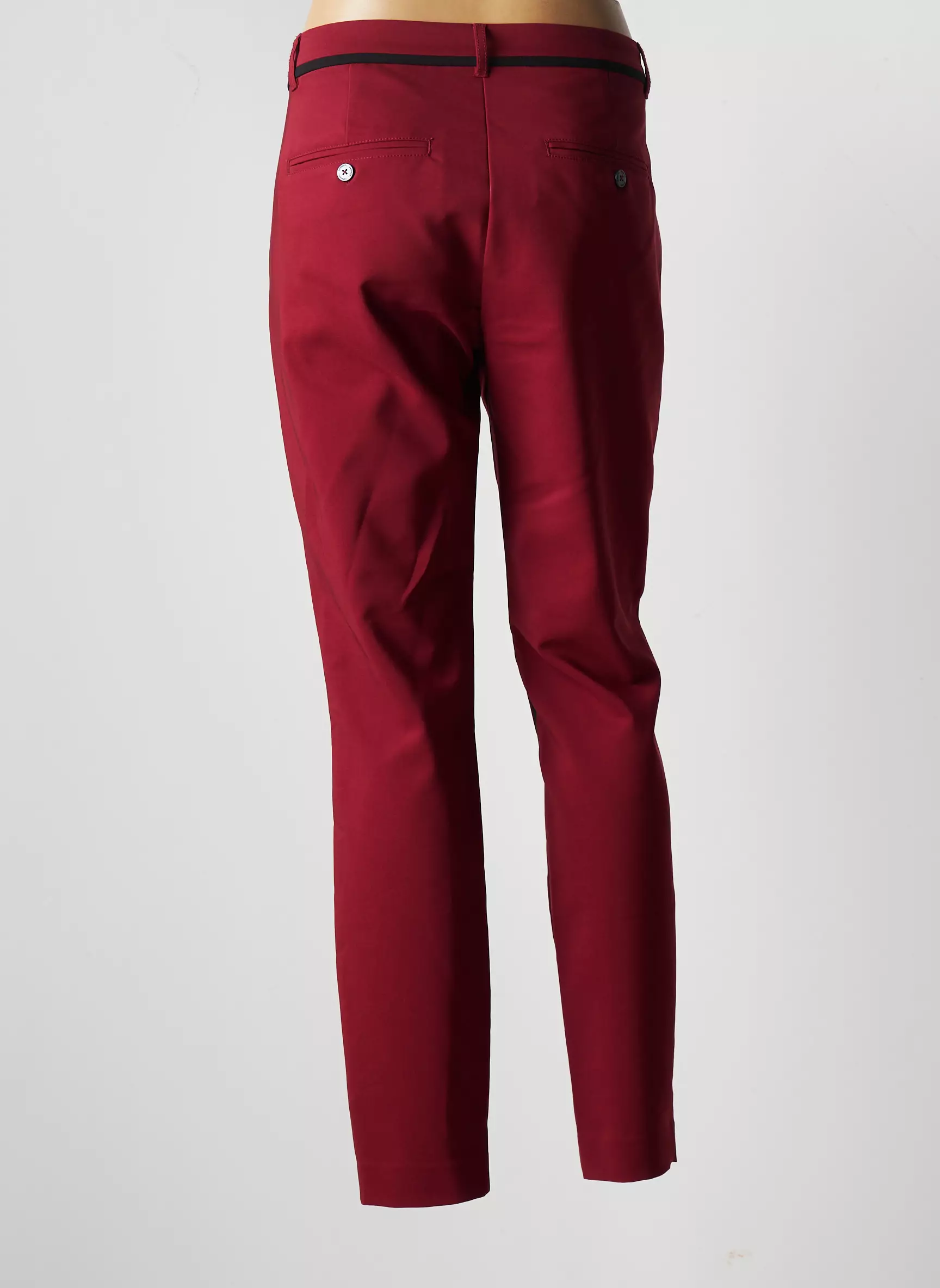 Sandwich Pantalons Chino Femme couleur rouge