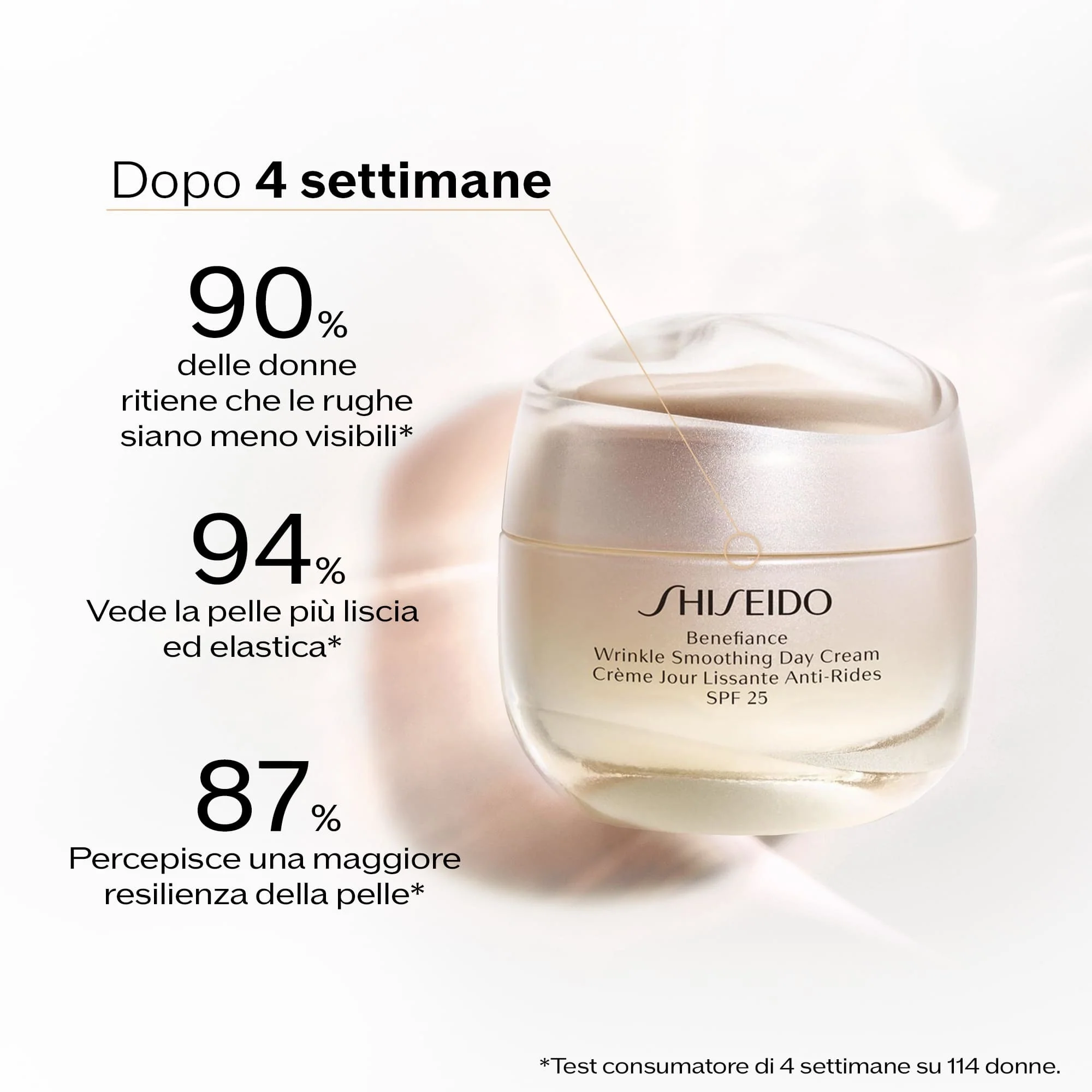 Benefiance ránctalanító nappali krém SPF25 - Ránctalanító nappali krém, Hidratáló nappali krém, Világosító nappali krém, Védő kezelések