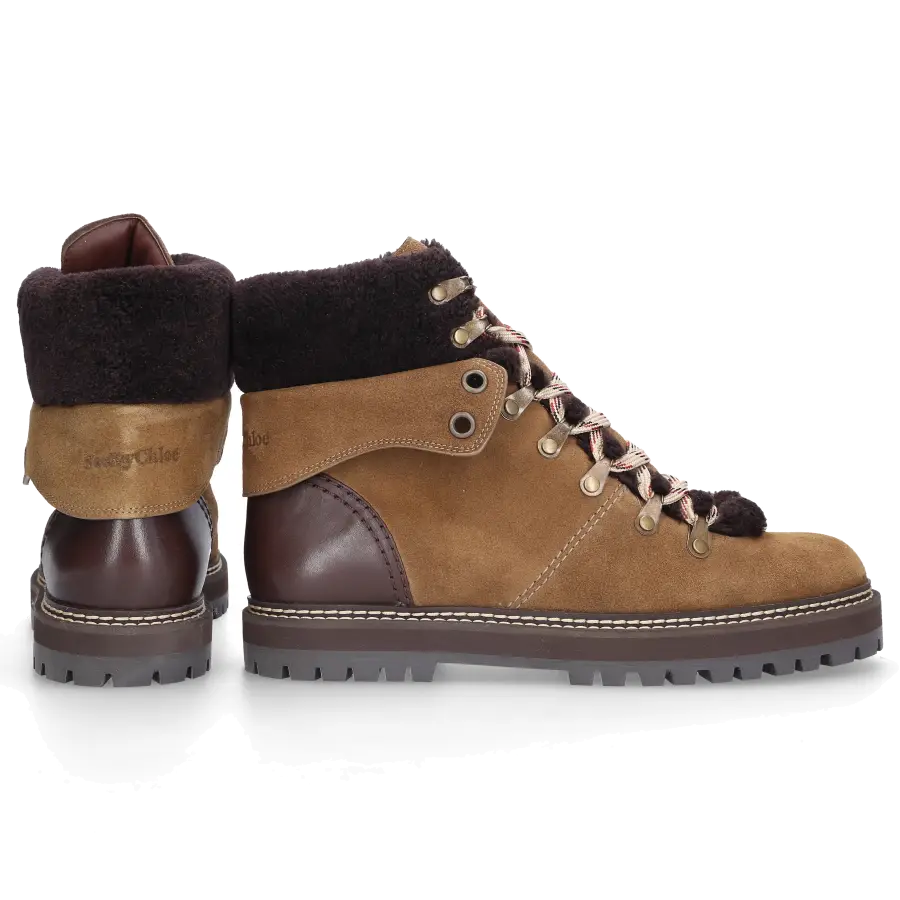 SEE BY CHLOÉ - Stiefeletten SB3112 Veloursleder - braun
