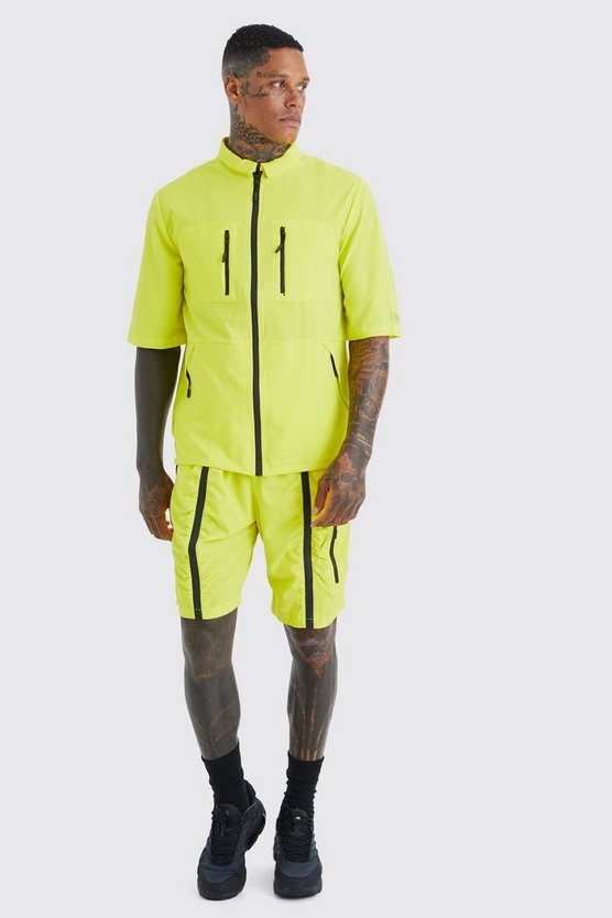 Kurzärmliges Utility-Hemd & Shorts