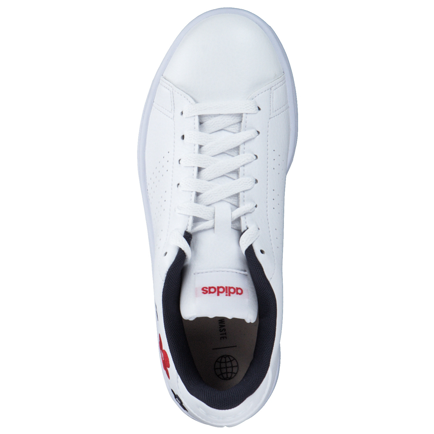 Adidas Advantage W, Schnürschuhe, Damen, WHITE/WHITE