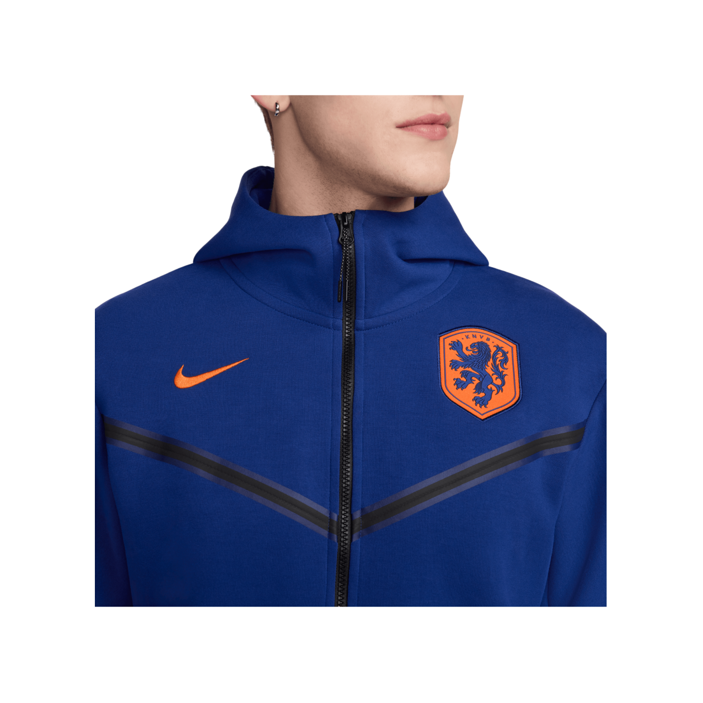 Nike Niederlande Tech Fleece Hoody EM 2024 Blau F455