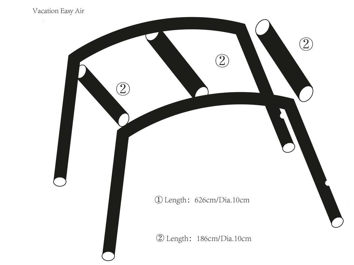 Obelink Vacation Easy Air Quer Airtube