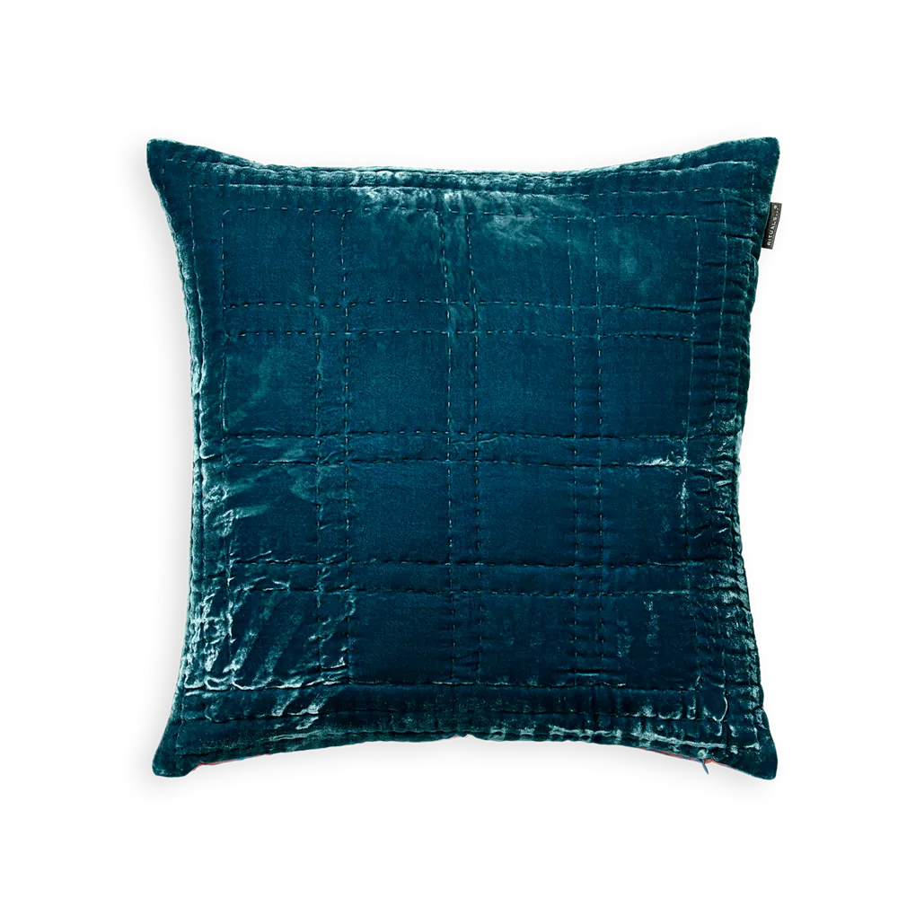 Housse de coussin House of Rituals Collection Saigon, en velours de soie viscose, 50 x 50 cm