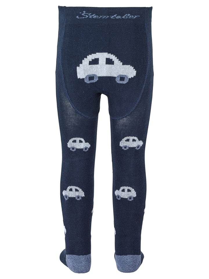 Sterntaler Krabbelstrumpfhose Auto in marineblau günstig kaufen