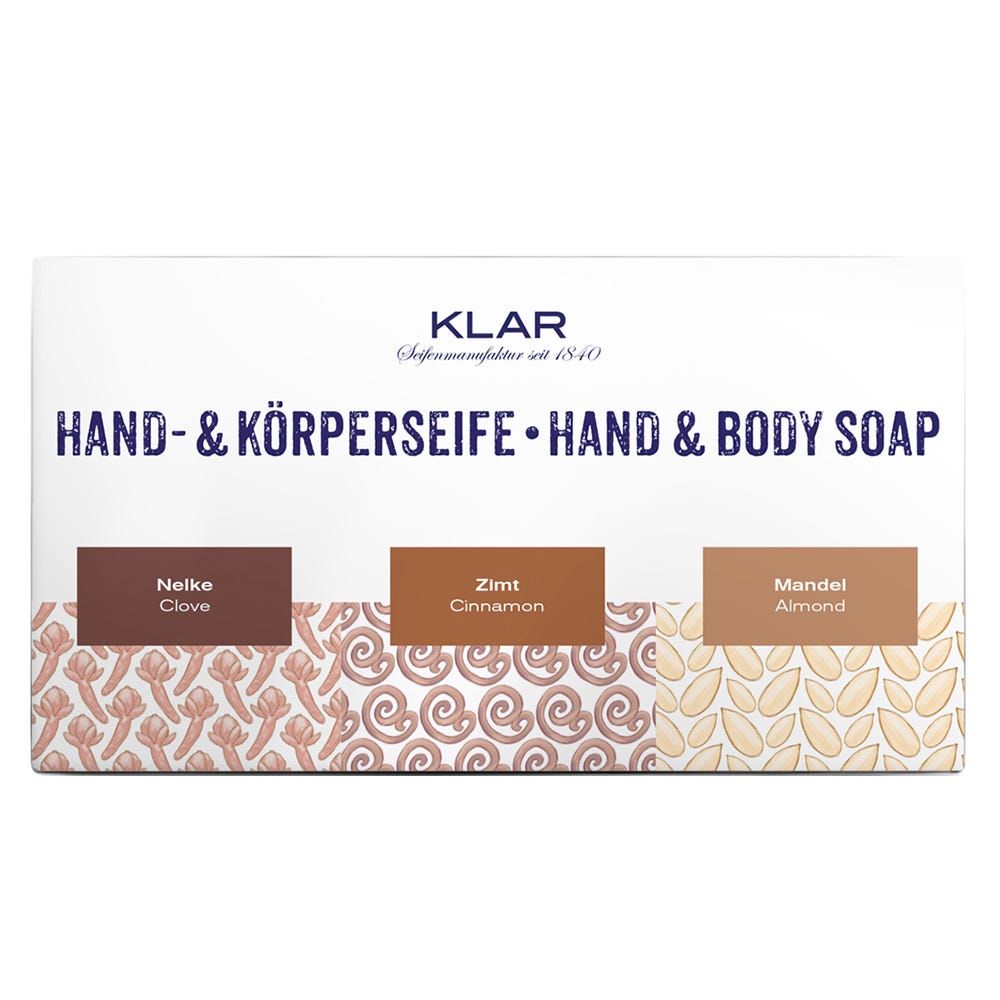 Klar's Gewürz Seifen Set 3x100 g