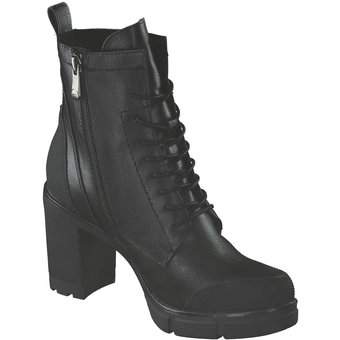 Marco Tozzi Schnürstiefelette in schwarz