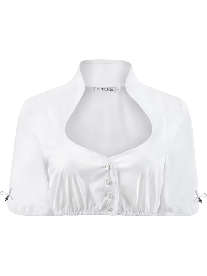 Stockerpoint Dirndlbluse in Weiß günstig kaufen