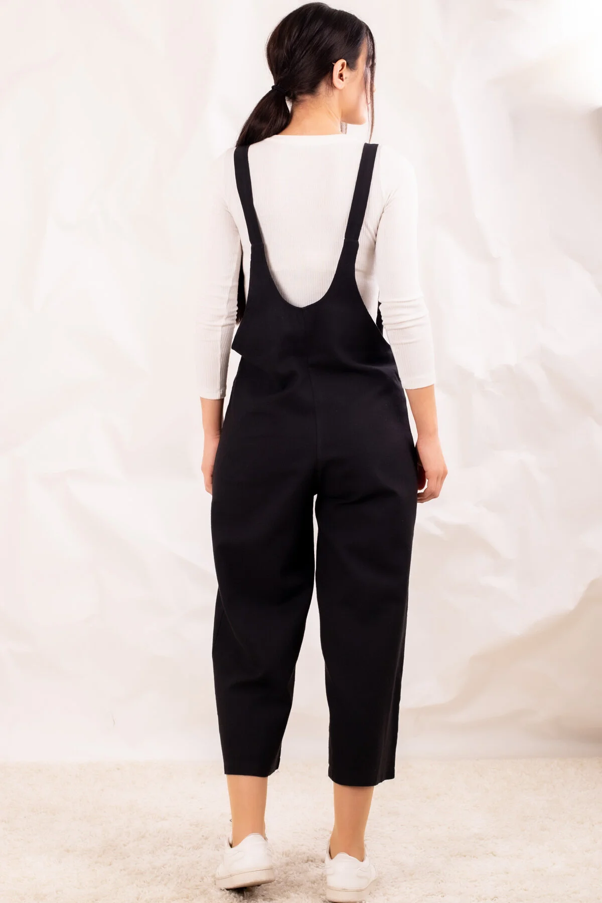 armonika  Schwarze Gärtner-Overalls für Damen ARM-20K001117