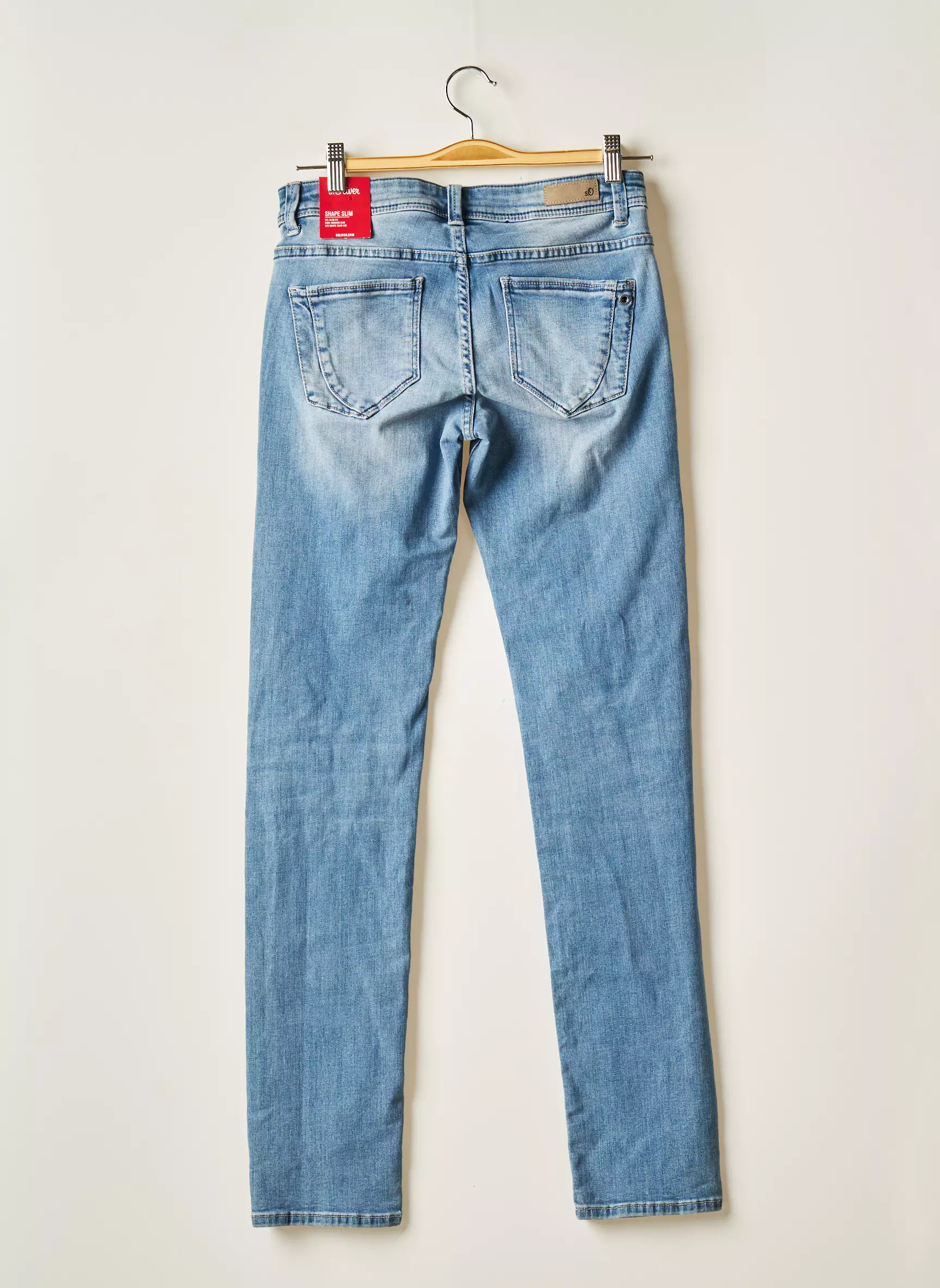 S Oliver Jeans Coupe Slim Femme couleur bleu