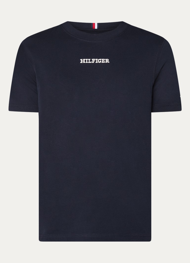 Tricou Tommy Hilfiger cu logo brodat
