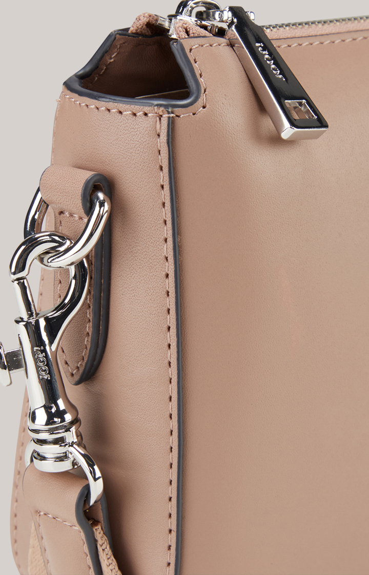 Leder-Schultertasche Sofisticato Jasmina in Mauve