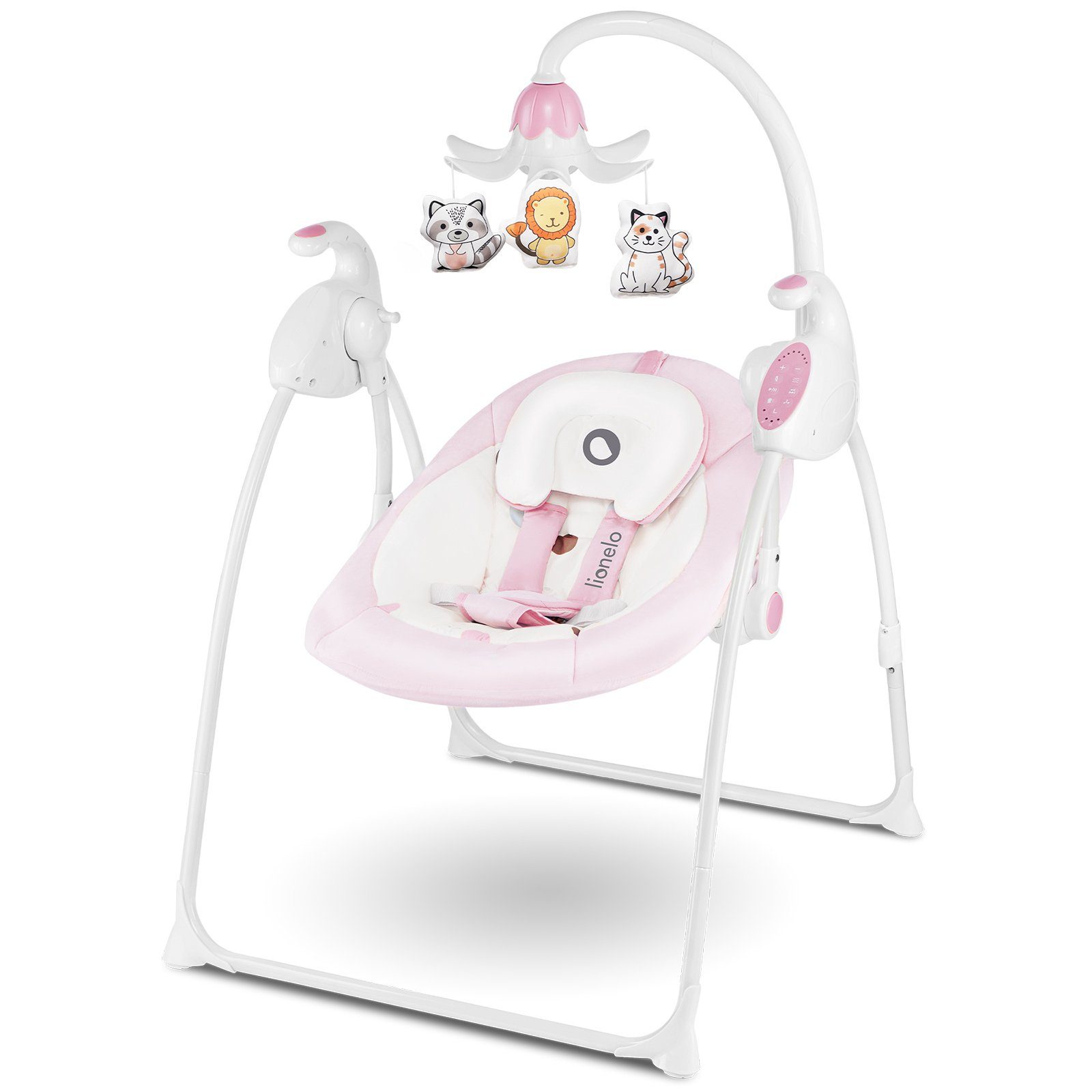 lionelo Babywippe ROBIN, SCM-WippsensorGeräuscherkennung WhisperQuiet TechnologieMoveDetect