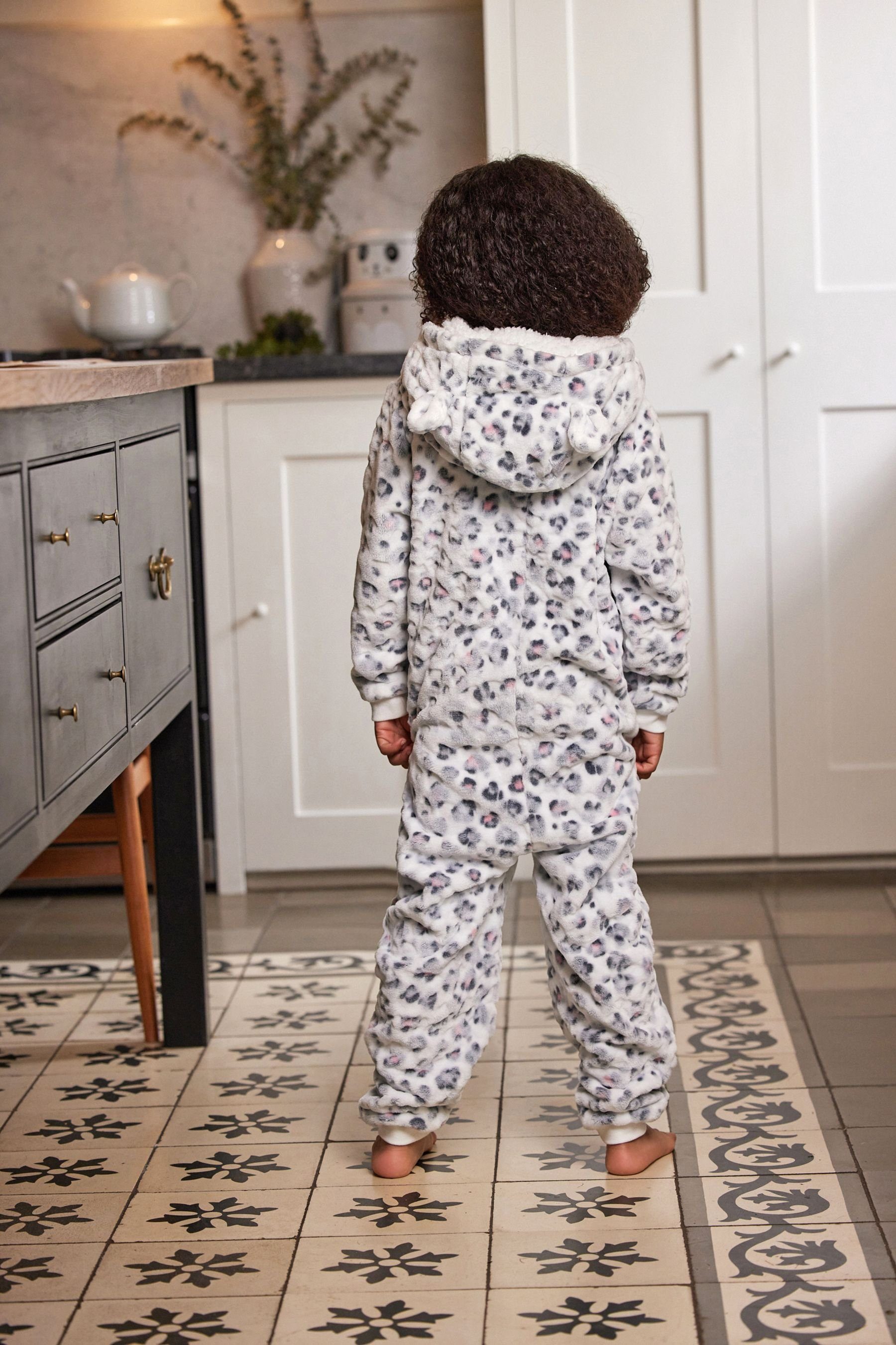 Next Fleeceoverall Einteiler aus Fleece mit Tigermotiv (1-tlg)