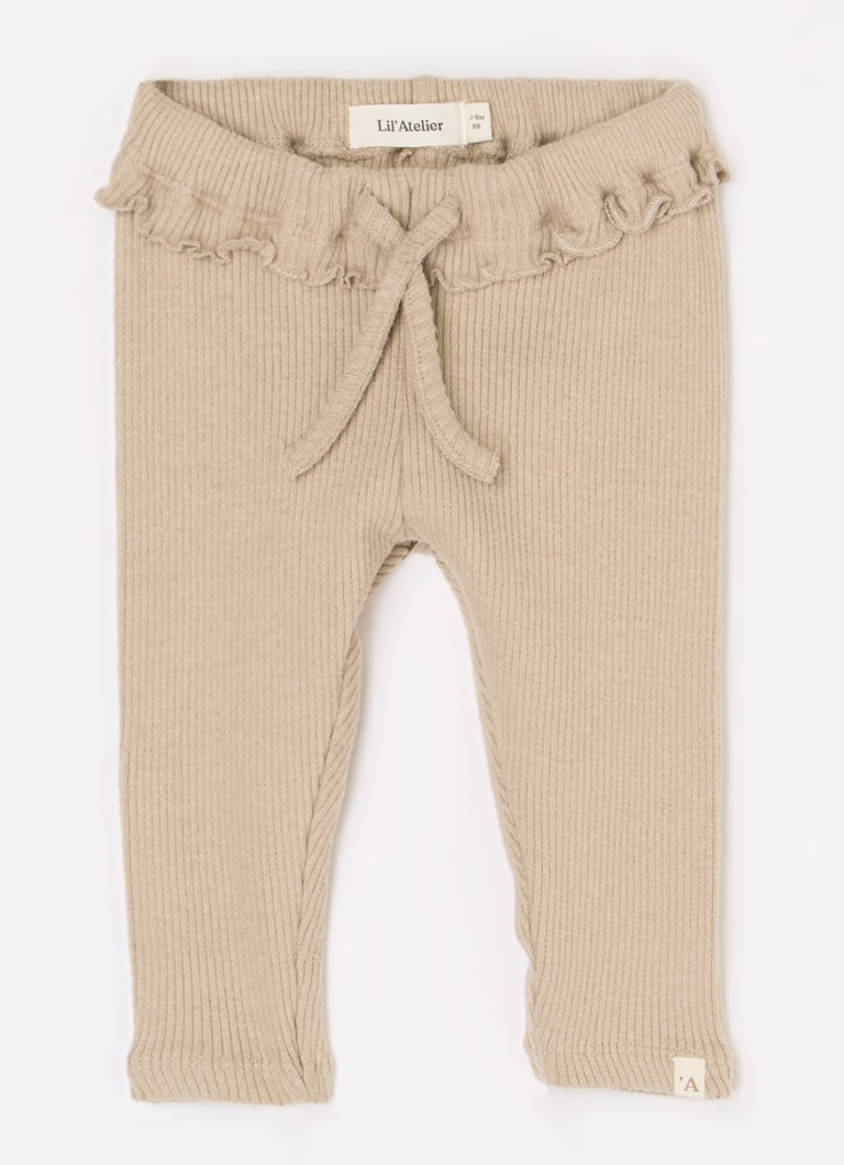 Lil' Atelier NBFSophia Organic Cotton Blend Ribbed Leggings