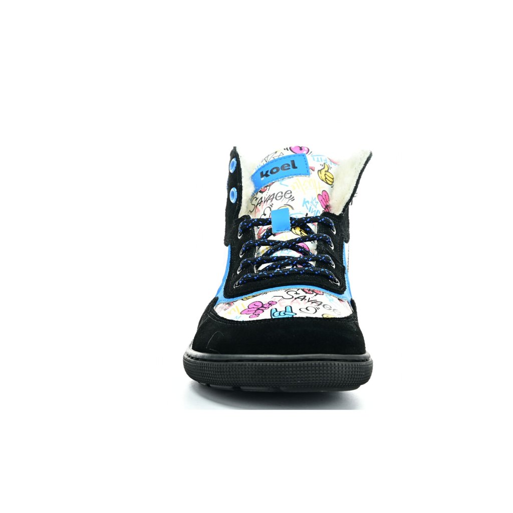 Koel4kids Danish Nappa Wool Celeste Winterbarfußschuhe