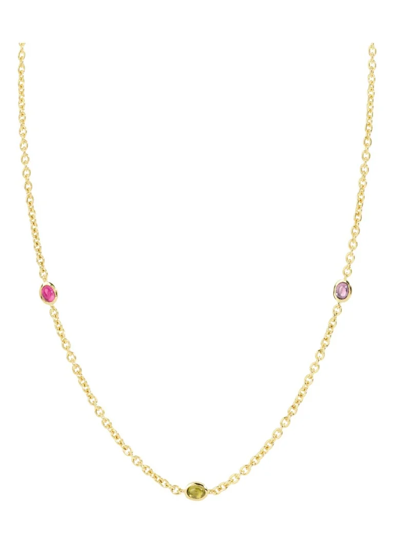 Anna + Nina Ziggy necklace gold plated