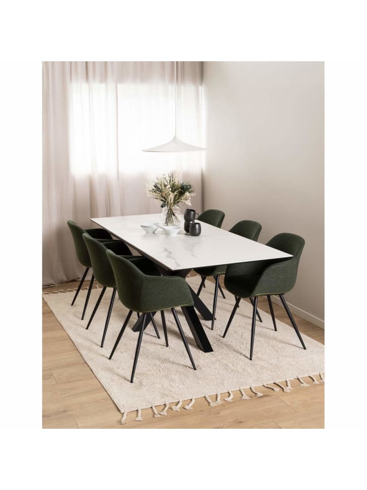 ebuy24 Esstisch Heaven Weiß 210 x 90 cm günstig kaufen onesize
