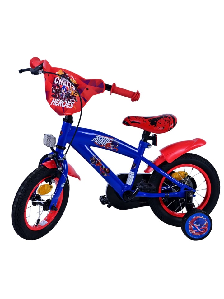 Volare Kinderfahrrad Sonic für Jungen 12 Zoll Kinderrad in Blau Rot Fahrrad  3 Jahre günstig kaufen onesize