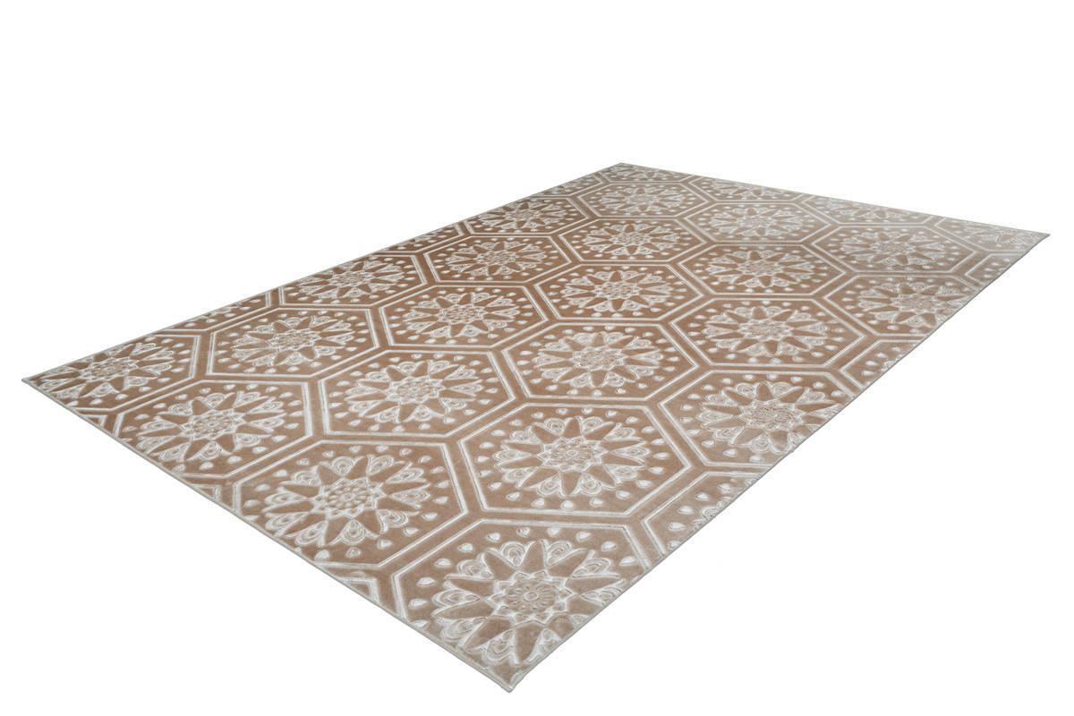 Arte Espina Hochflorteppich Monroe 200 Taupe