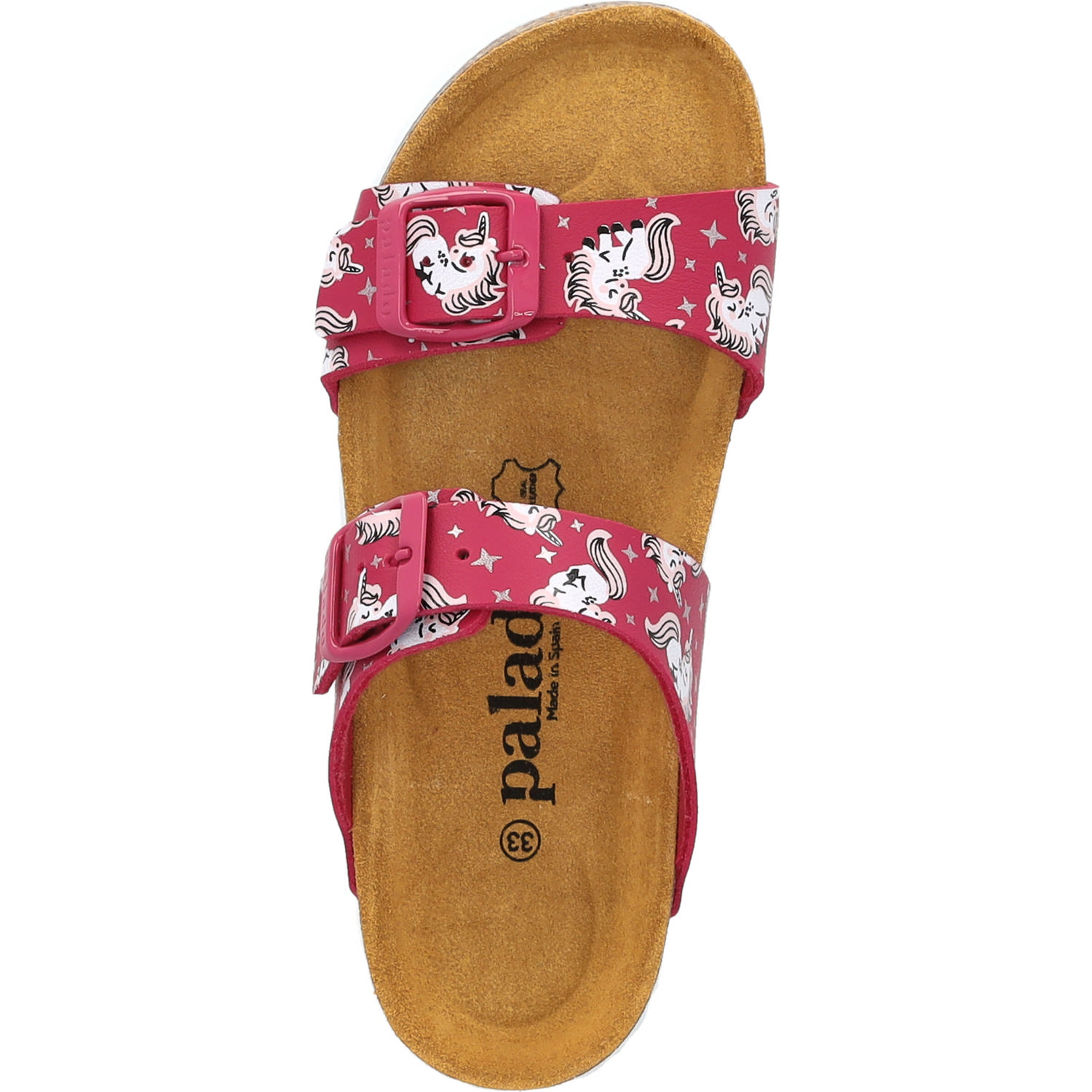 Palado Kids Samos G Print, Pantoletten, Kinder, Pink Unicorn