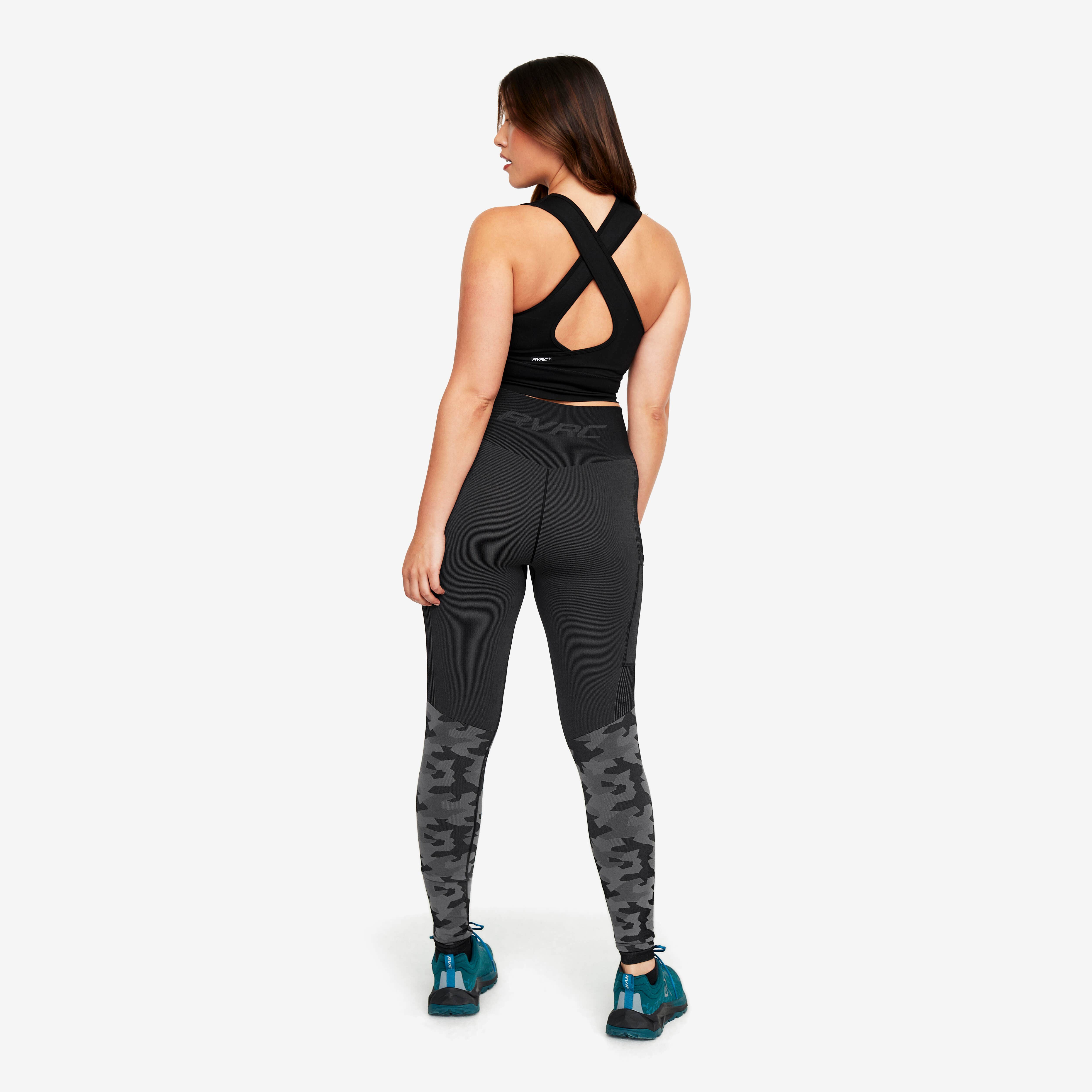 Descent Seamless Tights Femme Black
