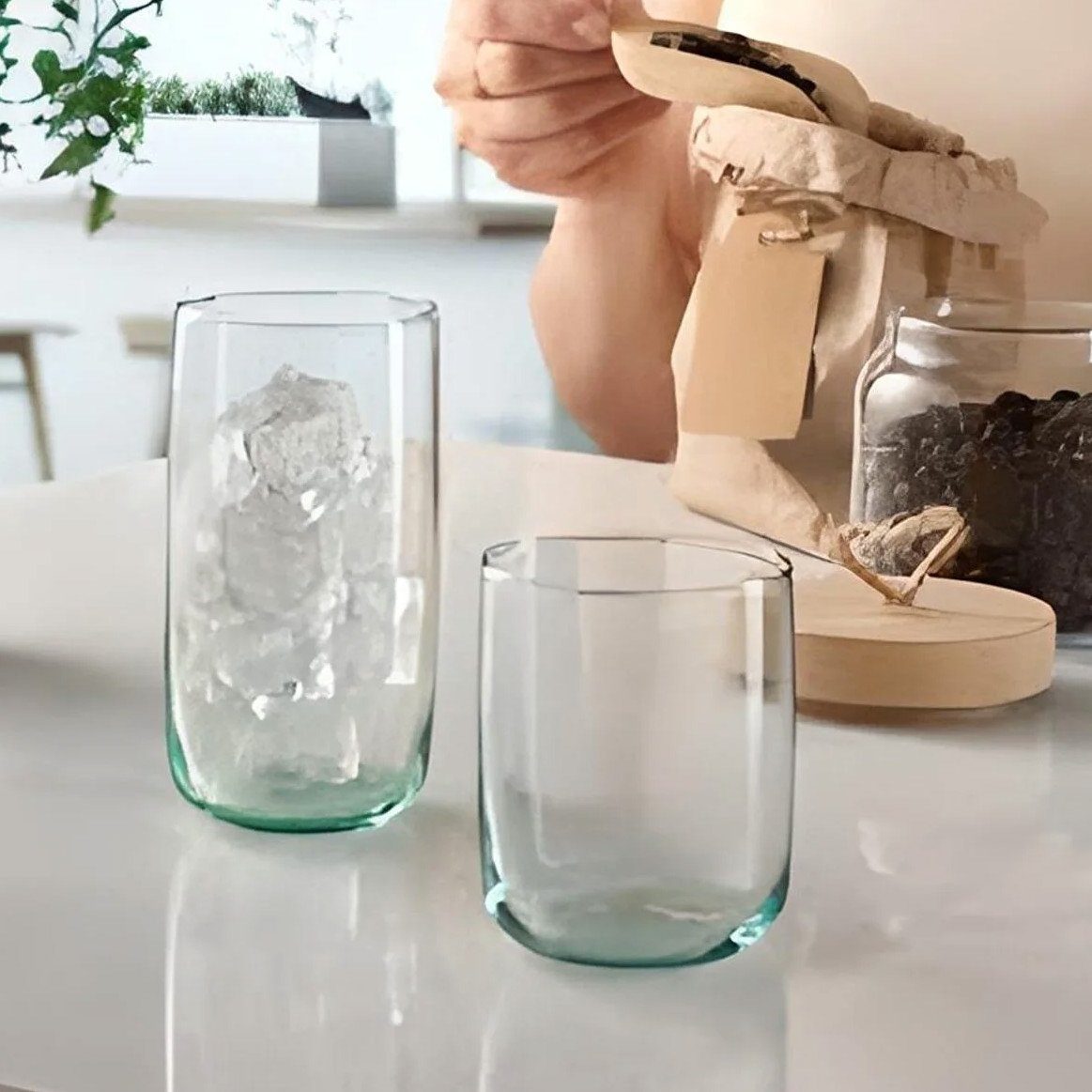 Pasabahce Longdrinkglas 3-Teilig Iconic Wassergläser Wasser-Gläser Ikonisches Glas 365 cc